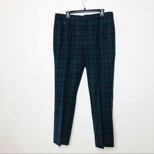 black watch tartan mens trousers